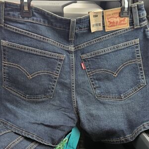 Levi's Dark Blue Denim Shorts